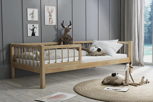 Lasse Scandinavian Wooden Kids Bed - Hand Made