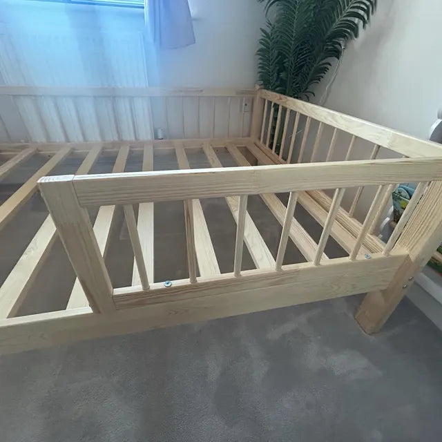 Customer review photo of Snuglee kids bed made from premium pine wood in a real bedroom setting