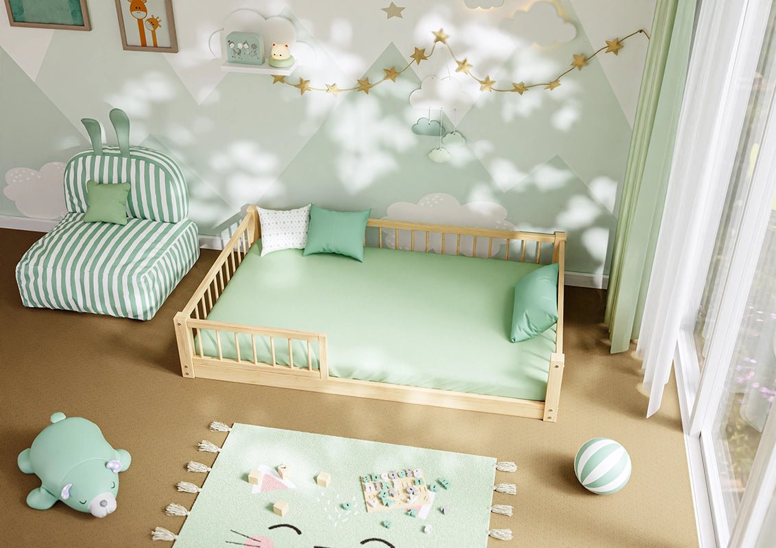 Montessori co-sleeping bed for toddlers allowing safe parent-child proximity - Small Double - Snuglee