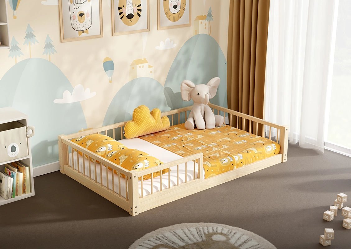 Montessori floor bed design promoting independence and child confidence – Standard Double - Snuglee