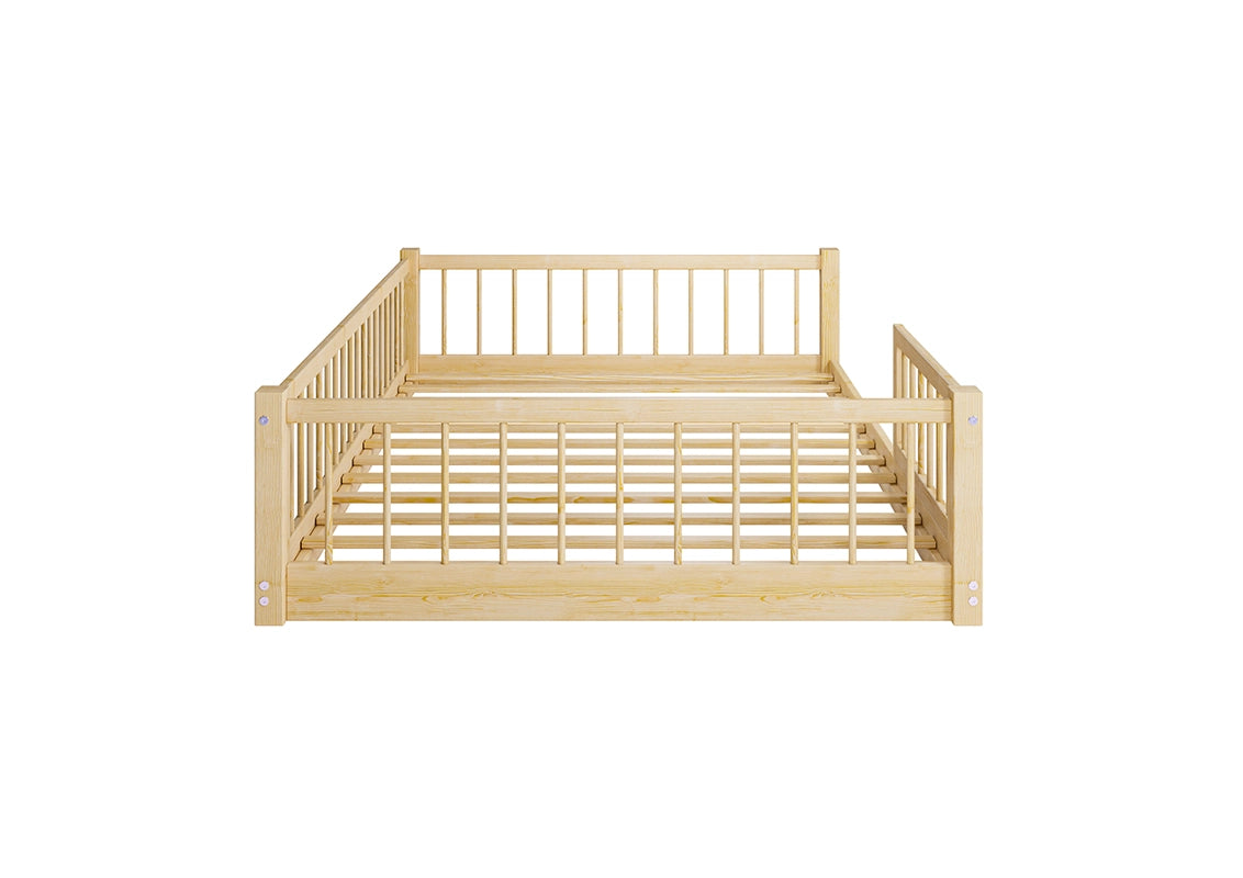 Snuglee floor kids bed_side_angle