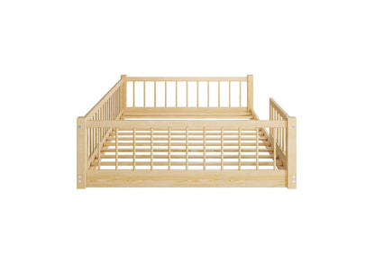 Snuglee floor kids bed_side_angle